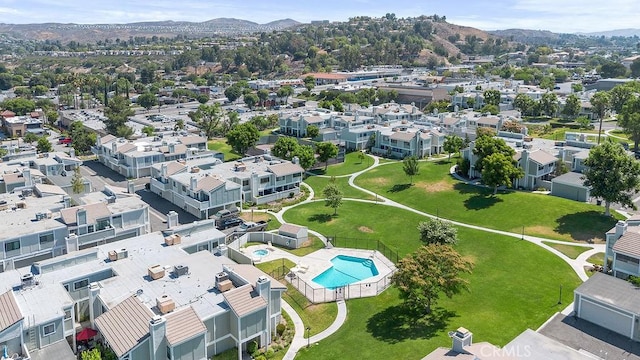 27066 Hidaway Ave Unit 6, Canyon Country, CA 91351 - aerial view of residential area with a mountain backdrop