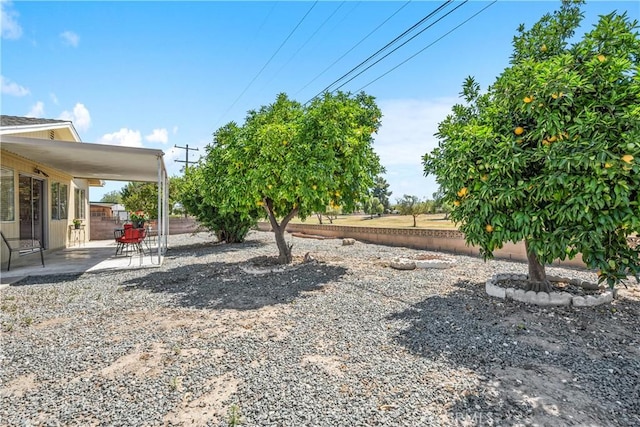 26480 Ridgemoor Rd, Menifee, CA 92586 - fenced backyard featuring a patio area