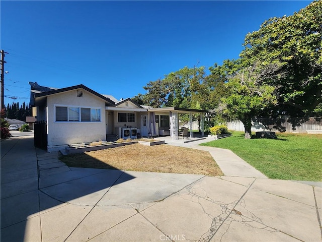 8420 E Hermosa Dr, San Gabriel, CA 91775 - view of front facade featuring stucco siding and a patio