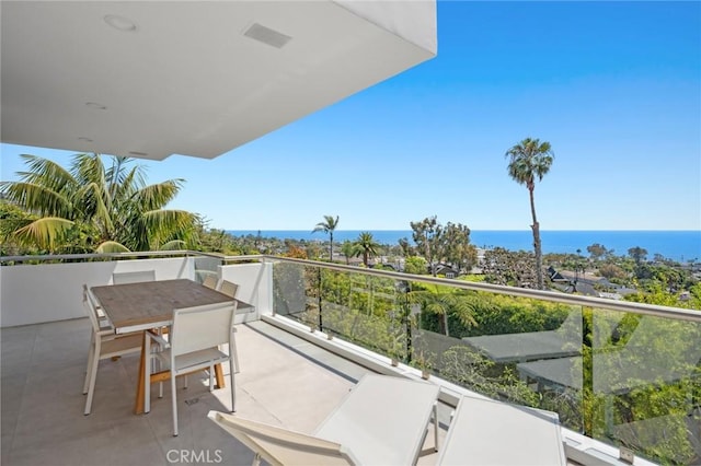 1061 Skyline Dr, Laguna Beach, CA 92651 - balcony with a water view and outdoor dining space