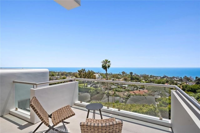 1061 Skyline Dr, Laguna Beach, CA 92651 - balcony featuring a water view