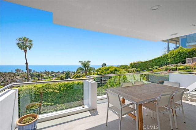 1061 Skyline Dr, Laguna Beach, CA 92651 - balcony with a water view