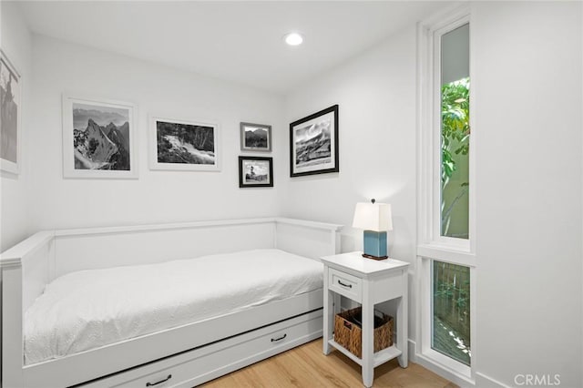 1061 Skyline Dr, Laguna Beach, CA 92651 - bedroom featuring wood finished floors and recessed lighting