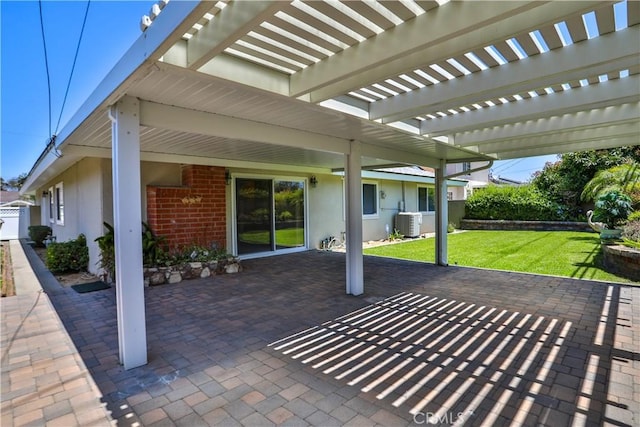 12682 Saint Mark St, Garden Grove, CA 92845 - view of patio / terrace with a pergola