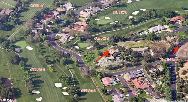 32423 Womsi Rd, Pauma Valley, CA 92061 - aerial view of property's location featuring nearby suburban area and a local golf course