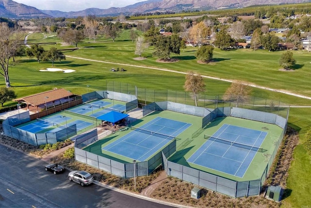 32423 Womsi Rd, Pauma Valley, CA 92061 - aerial view of a mountain backdrop and a golf club