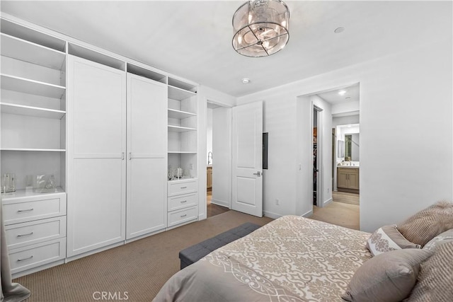 1309 Doheny Way, Dana Point, CA 92629 - carpeted bedroom with ensuite bathroom
