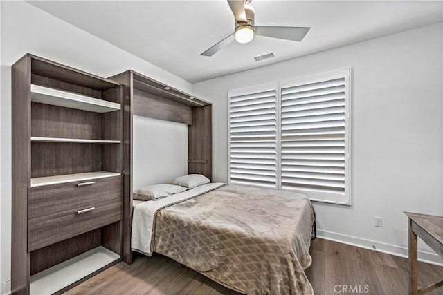 1309 Doheny Way, Dana Point, CA 92629 - bedroom featuring wood finished floors and ceiling fan