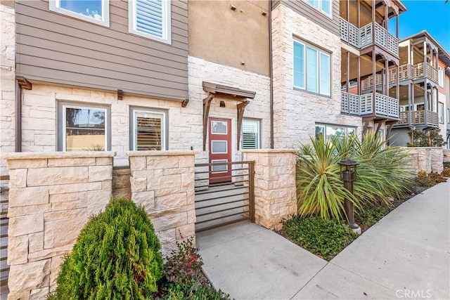 1309 Doheny Way, Dana Point, CA 92629 - view of exterior entry featuring stone siding