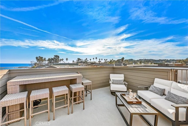 1309 Doheny Way, Dana Point, CA 92629 - view of patio with outdoor lounge area
