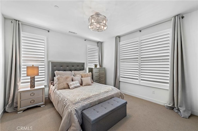 1309 Doheny Way, Dana Point, CA 92629 - bedroom featuring carpet and a chandelier