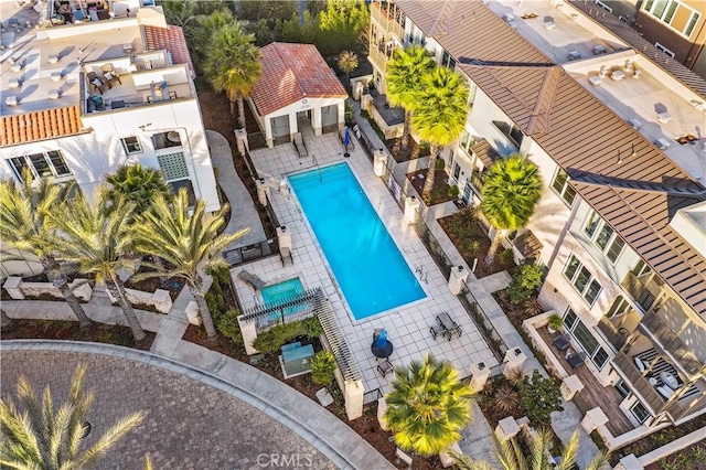 1309 Doheny Way, Dana Point, CA 92629 - aerial view of a pool