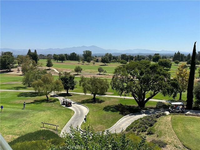 3110 Via Serena S Unit Q, Laguna Woods, CA 92637 - view of community with a mountain view and a lawn