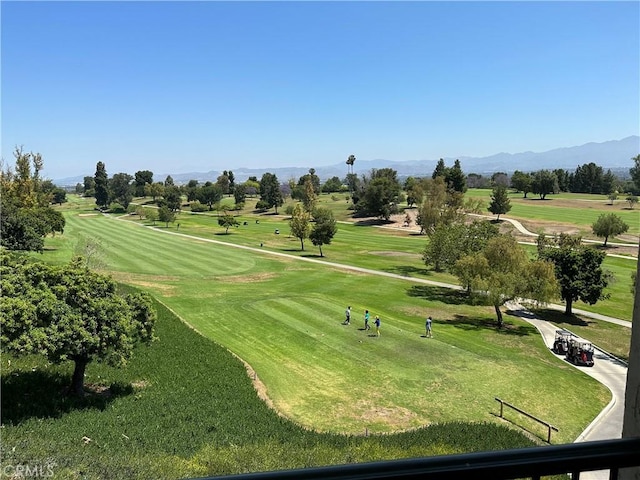 3110 Via Serena S Unit Q, Laguna Woods, CA 92637 - view of property's community with a mountain view, a lawn, and view of golf course