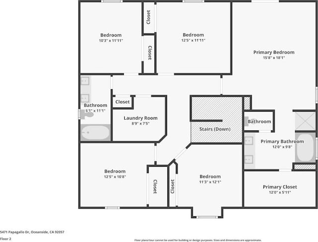 5471 Papagallo Dr, Oceanside, CA 92057 - view of home floor plan