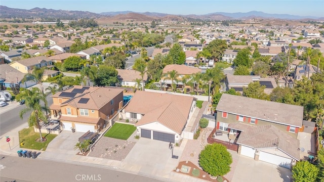 31735 Mesa View Dr, Menifee, CA 92584 - aerial view of residential area featuring a mountain backdrop