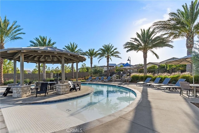 32813 Brunello Way, Temecula, CA 92591 - community pool with a gazebo and a patio