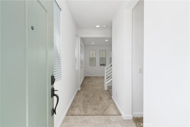 32813 Brunello Way, Temecula, CA 92591 - hall featuring light carpet and recessed lighting