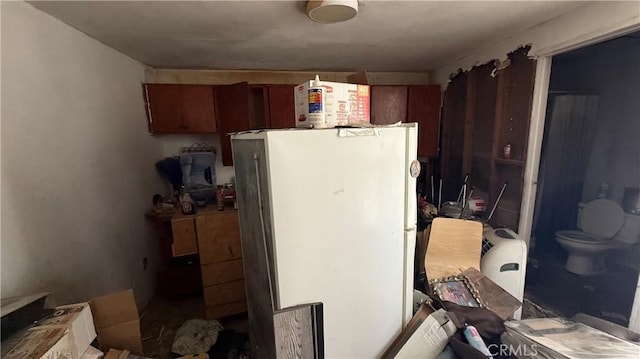 10218 Virginia Ave, South Gate, CA 90280 - kitchen with freestanding refrigerator