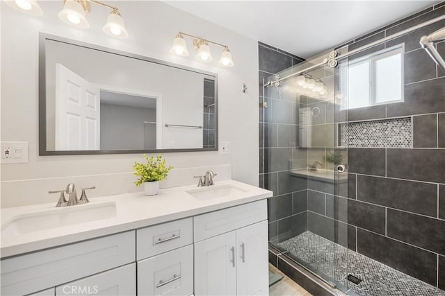 321 N Keystone St, Burbank, CA 91506 - full bath featuring a shower stall and double vanity