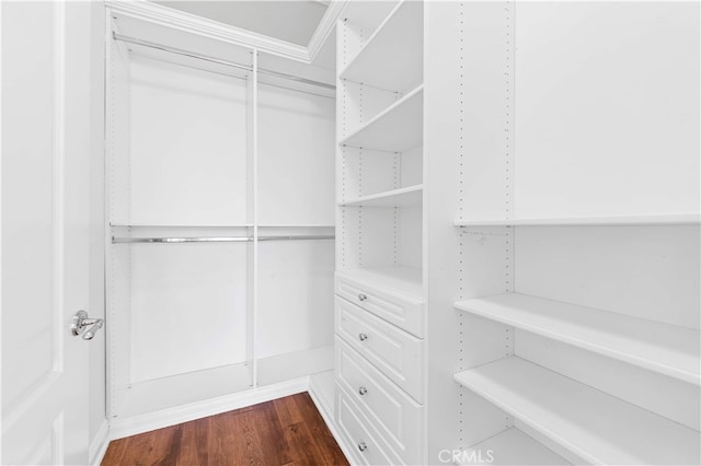 27684 Manor Hill Rd, Laguna Niguel, CA 92677 - walk in closet with dark wood-type flooring