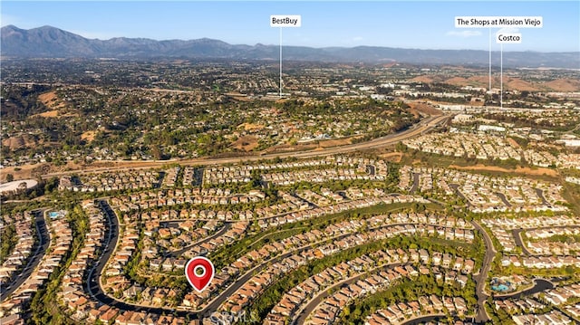 27684 Manor Hill Rd, Laguna Niguel, CA 92677 - aerial view of property and surrounding area with a mountainous background