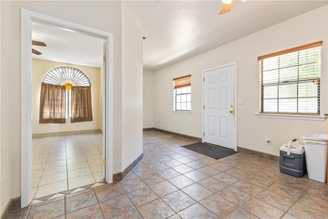 2911 Gilead Ln, Paso Robles, CA 93446 - entrance foyer with ceiling fan and baseboards