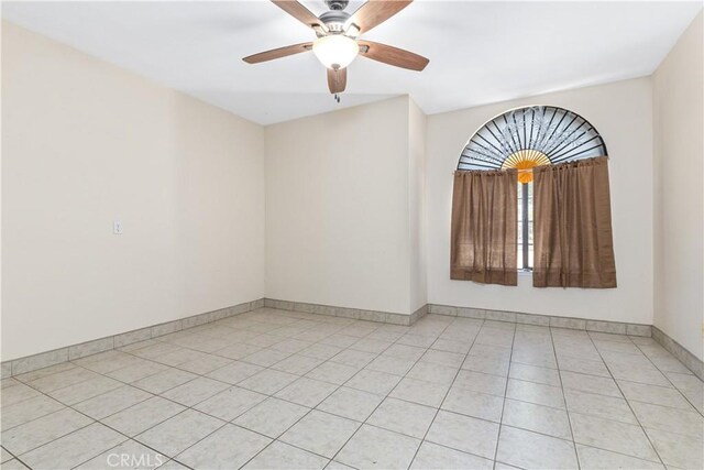 2911 Gilead Ln, Paso Robles, CA 93446 - unfurnished room with ceiling fan and light tile patterned floors