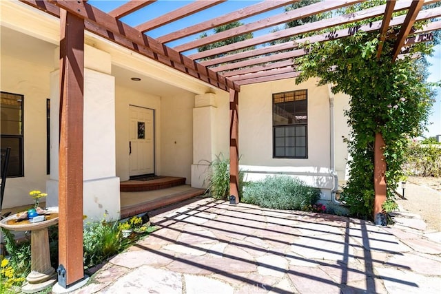 2911 Gilead Ln, Paso Robles, CA 93446 - view of patio / terrace with a pergola