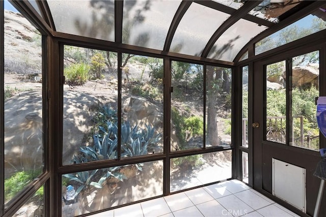 9349 Hartman Way, West Hills, CA 91304 - unfurnished sunroom with lofted ceiling