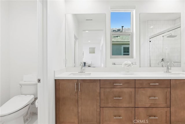 2371 Horseback Rd, Rancho Mission Viejo, CA 92694 - bathroom featuring double vanity and a stall shower