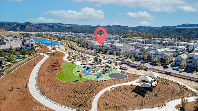 2371 Horseback Rd, Rancho Mission Viejo, CA 92694 - aerial view of residential area featuring a mountainous background