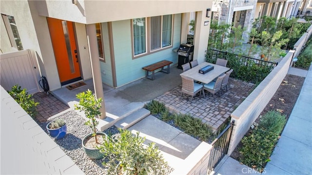 2371 Horseback Rd, Rancho Mission Viejo, CA 92694 - view of patio featuring a grill and outdoor dining area