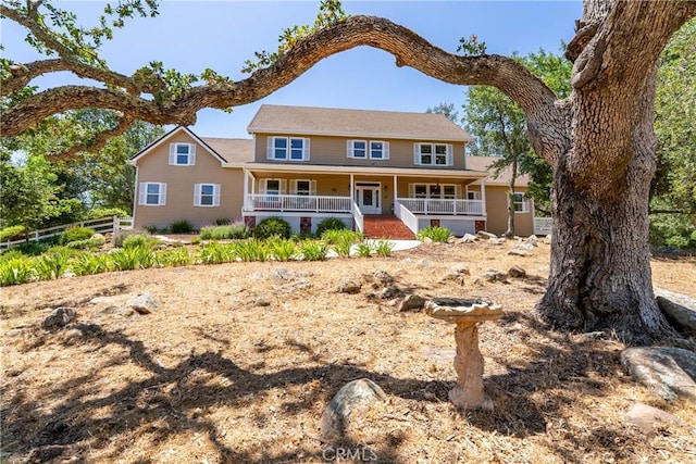 6600 San Gabriel Rd, Atascadero, CA 93422 - view of front facade with a porch