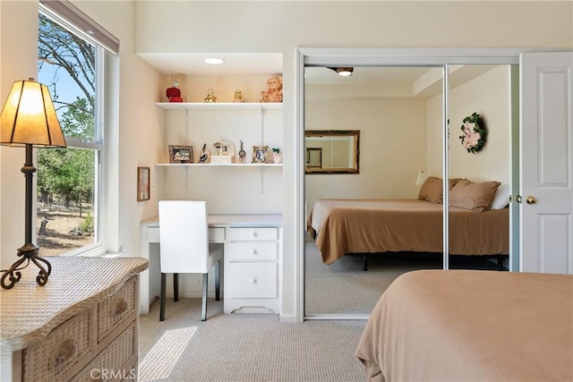 6600 San Gabriel Rd, Atascadero, CA 93422 - bedroom featuring light carpet and an office area