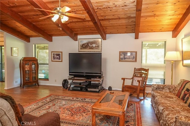 2787 Grape Way, Chico, CA 95973 - living area with plenty of natural light, wood finished floors, a ceiling fan, and wood ceiling