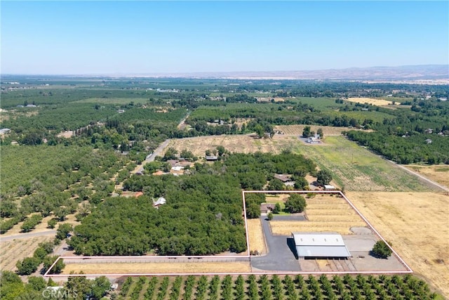 2787 Grape Way, Chico, CA 95973 - overview of rural landscape with property boundaries highlighted and abundant farmland