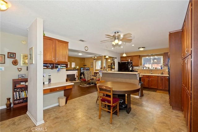 2734 Grove St, La Verne, CA 91750 - dining room with ceiling fan