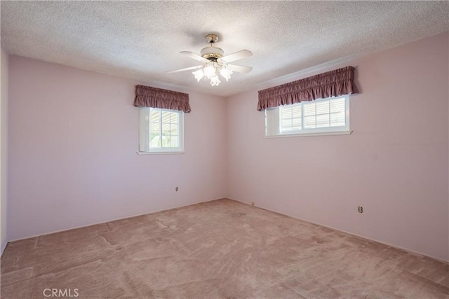 1359 W I St, Ontario, CA 91762 - carpeted empty room with a ceiling fan and a textured ceiling