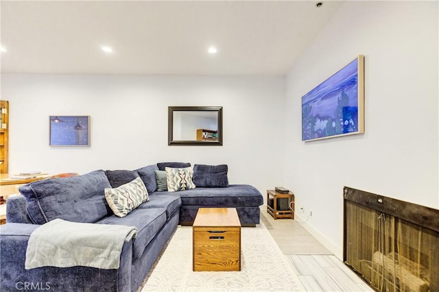 525 S Berendo St Unit 212, Los Angeles, CA 90020 - living area featuring recessed lighting and light wood finished floors