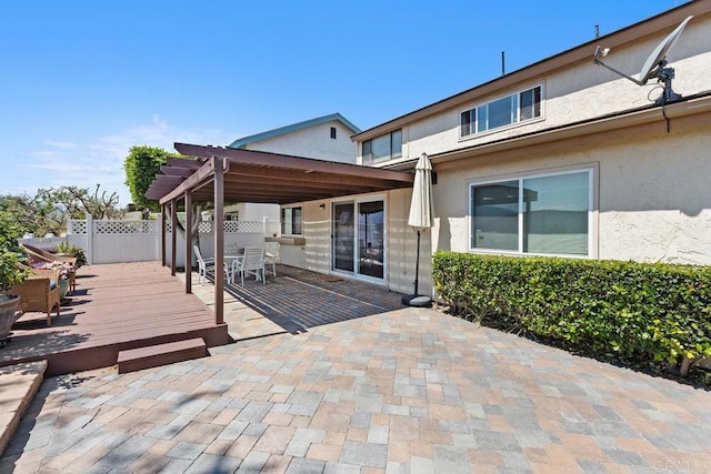 10879 Charing Cross Rd, Spring Valley, CA 91978 - fenced backyard featuring a deck and a pergola
