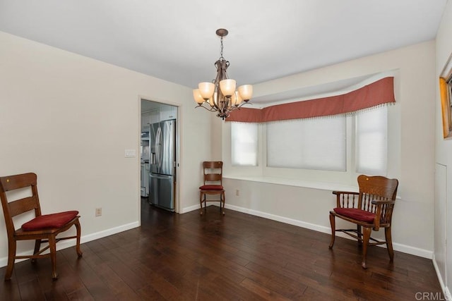 10879 Charing Cross Rd, Spring Valley, CA 91978 - living area with a chandelier and wood-type flooring