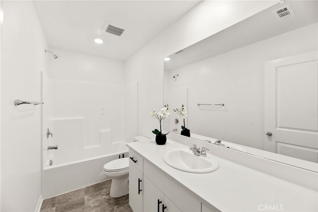 30181 Adrift Ln, Menifee, CA 92584 - full bath featuring vanity,  shower combination, and recessed lighting