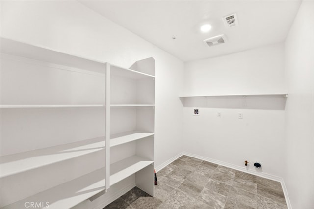 30181 Adrift Ln, Menifee, CA 92584 - washroom with gas dryer hookup and washer hookup