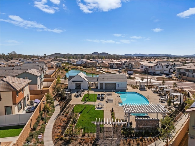 30181 Adrift Ln, Menifee, CA 92584 - aerial perspective of suburban area with a mountainous background