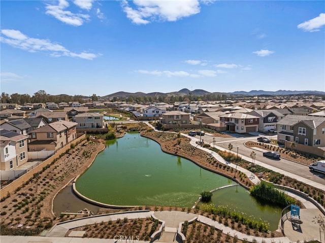 30181 Adrift Ln, Menifee, CA 92584 - aerial perspective of suburban area with a water and mountain view