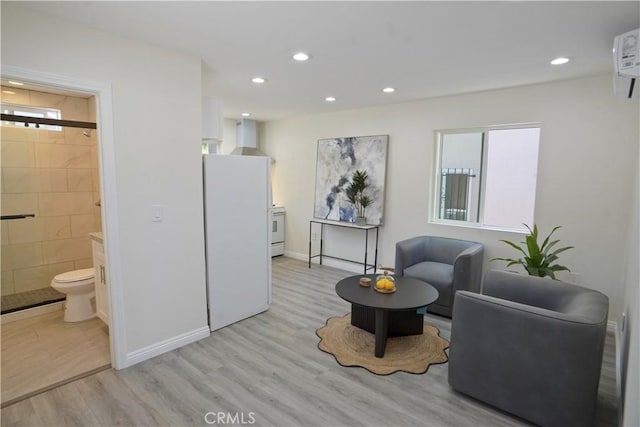 77 W Washington Blvd, Pasadena, CA 91103 - living area with light wood-type flooring and recessed lighting