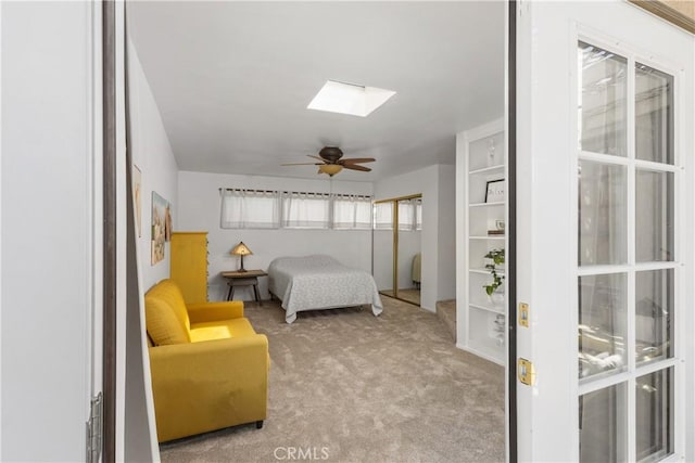 719 S Amstutz Ave, Anaheim, CA 92802 - bedroom with a skylight and carpet