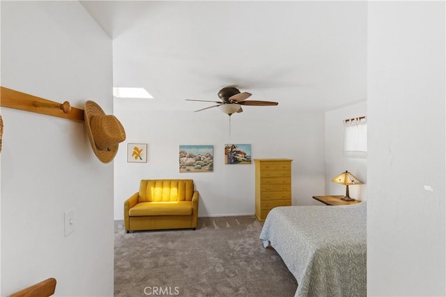 719 S Amstutz Ave, Anaheim, CA 92802 - bedroom with carpet and ceiling fan