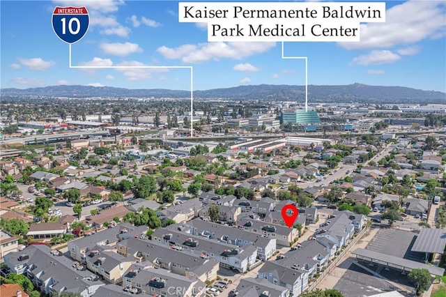 13303 Waco St Unit 62, Baldwin Park, CA 91706 - aerial view of property's location featuring mountains